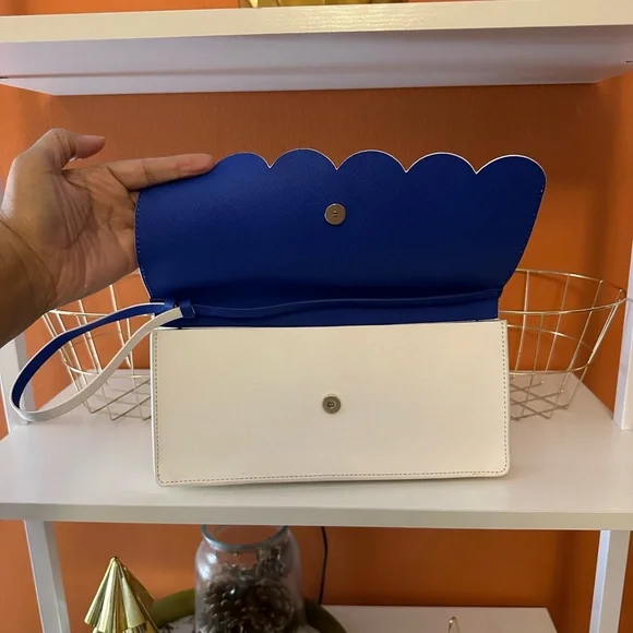 KATE SPADE Lily Ave Kiki White Clutch (NWOT) - Picture 7 of 14